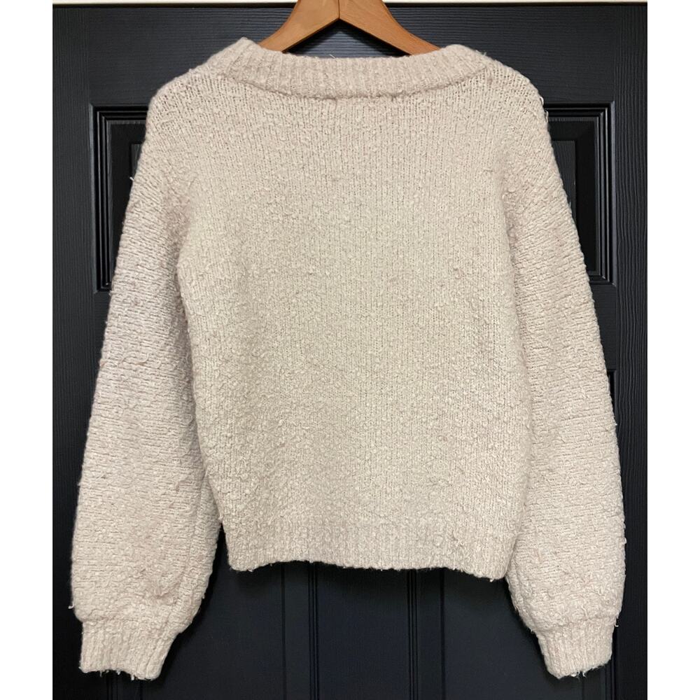 Artistic Landscape Knit Sweater - Cream and Multicolor - Picture 2 of 11